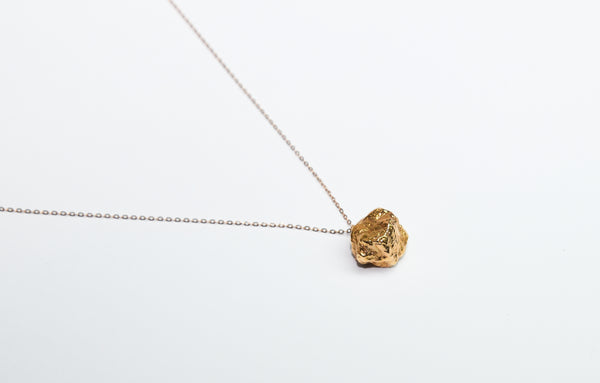 Gold Rock Necklace
