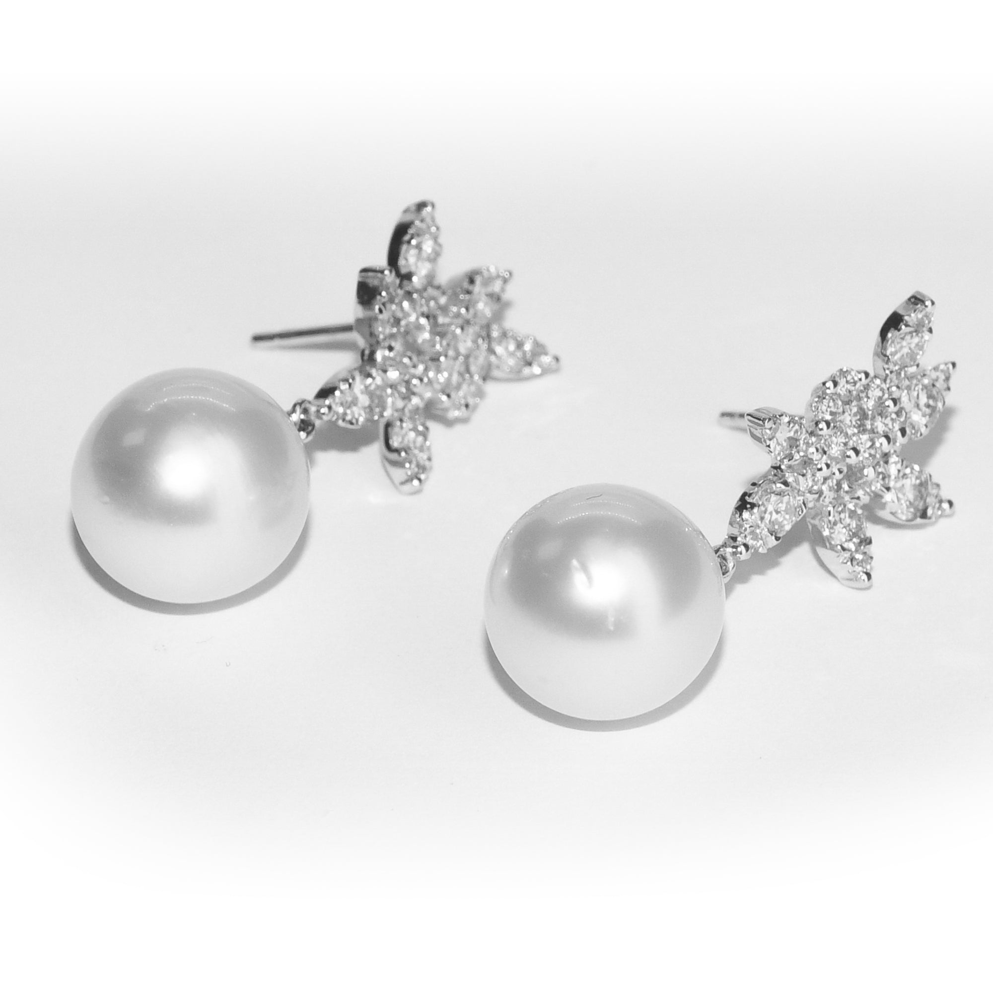 Pearls on a Vine Earrings