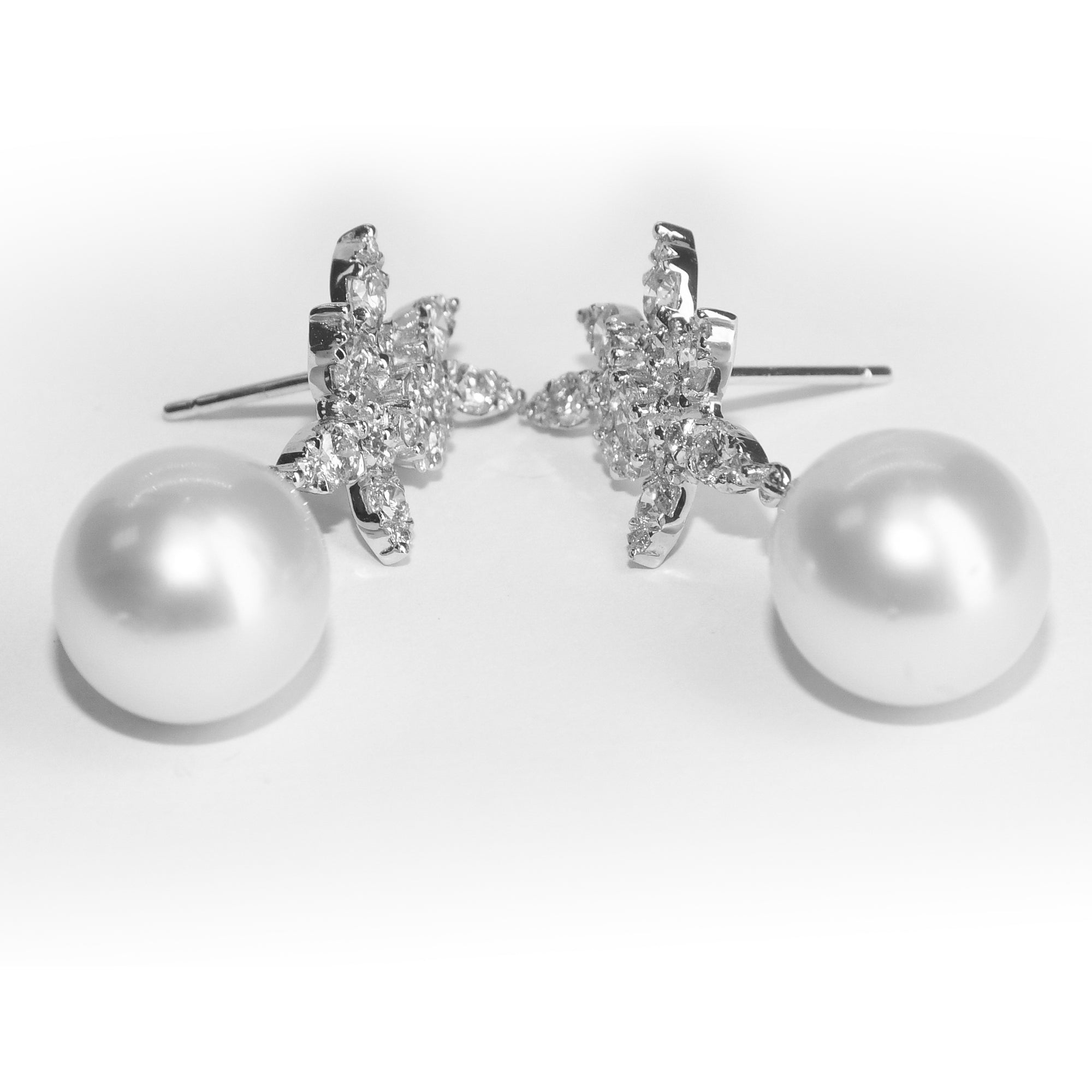 Pearls on a Vine Earrings