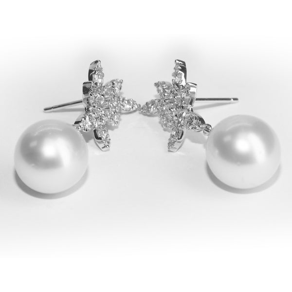 Pearls on a Vine Earrings