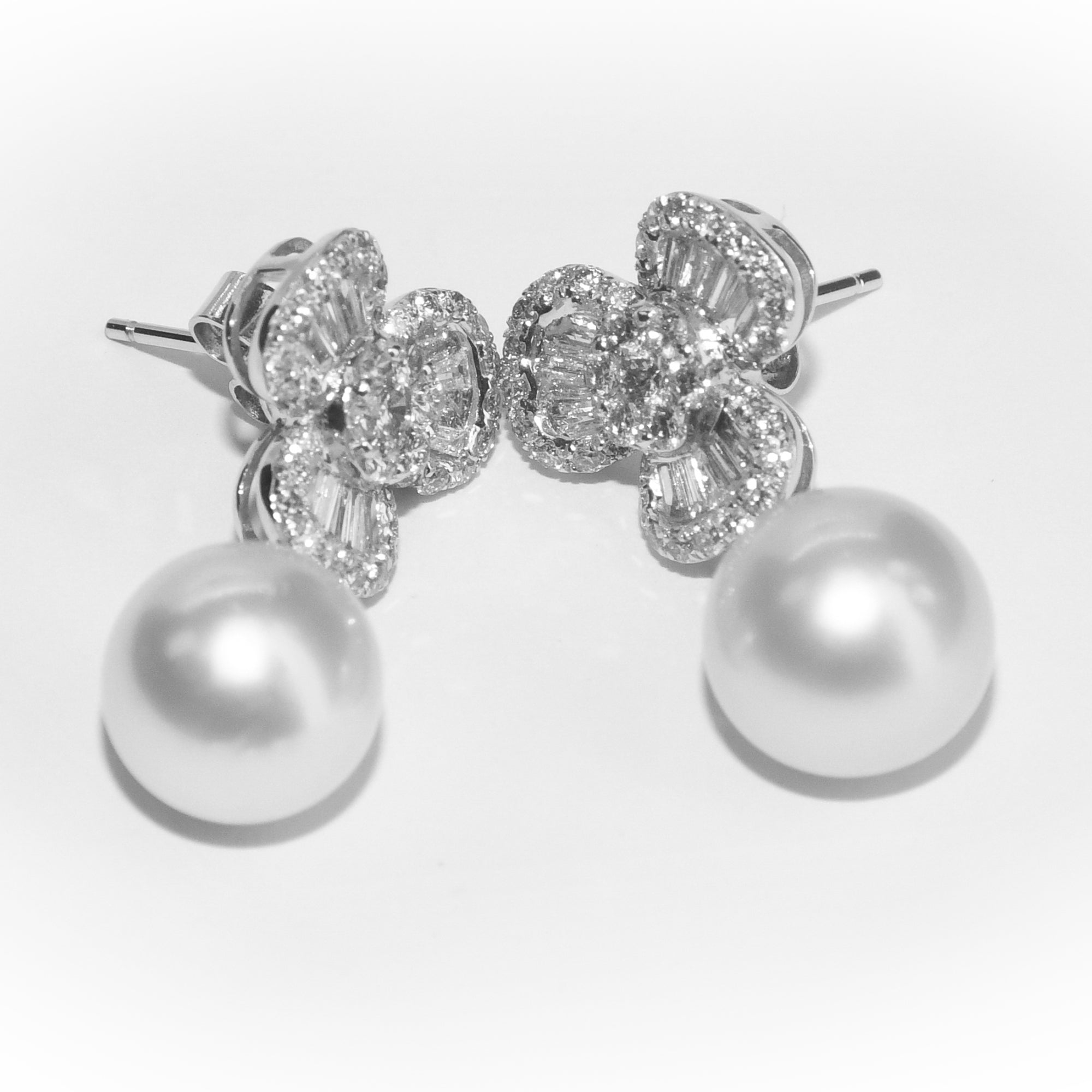 Pearl Flower Earrings