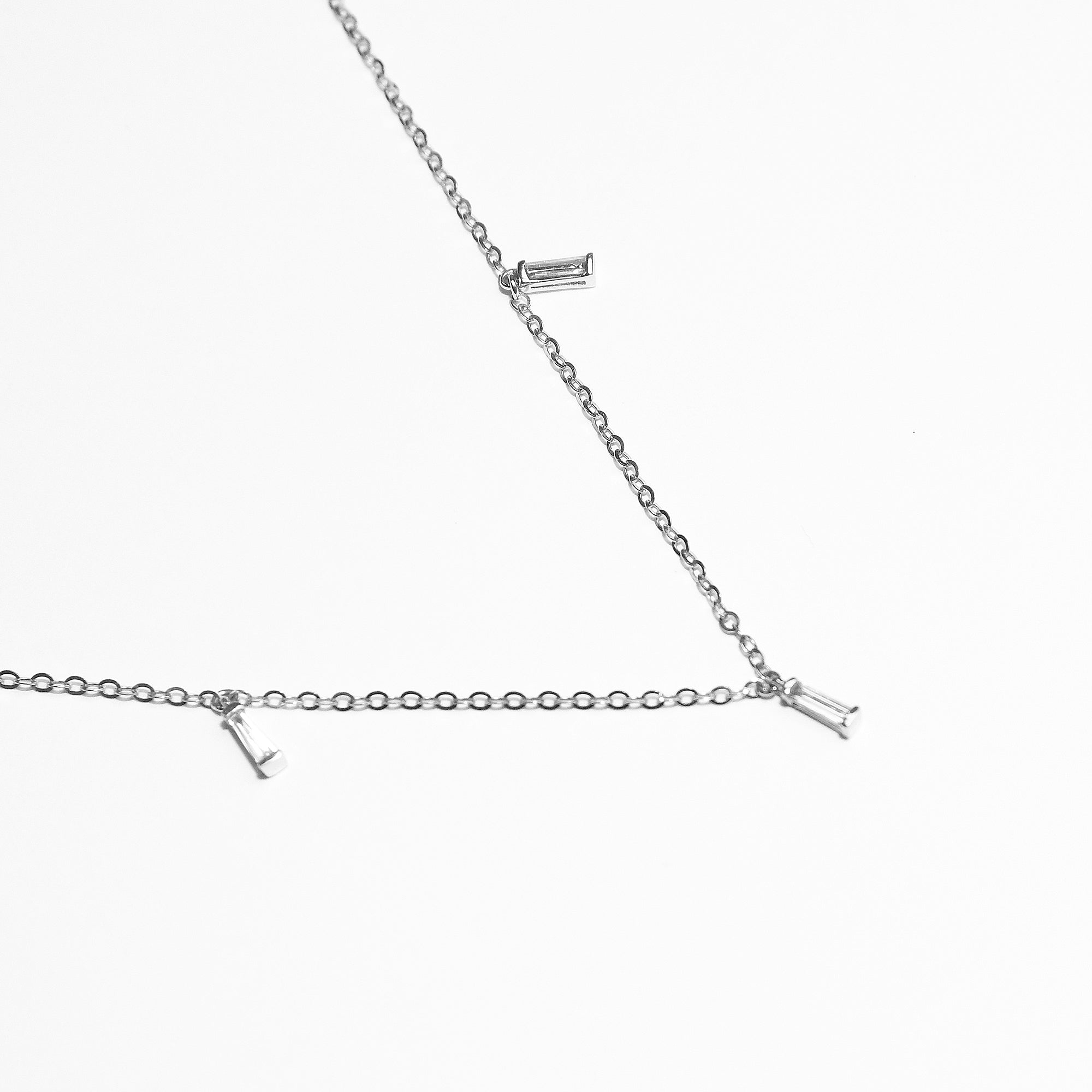 Diamond Tinsel Necklace