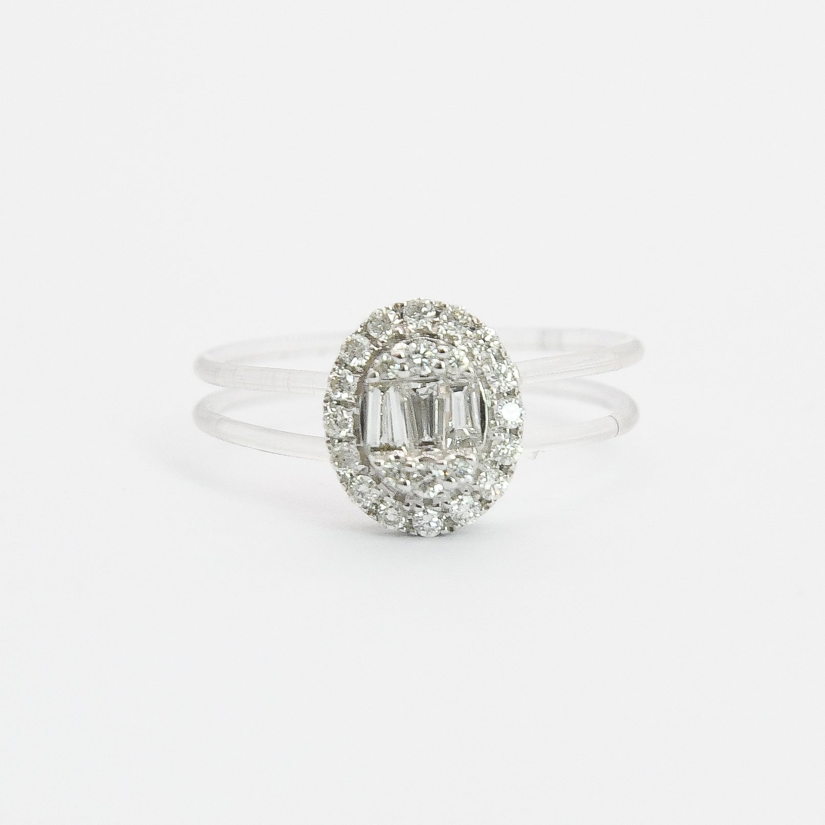 Floating Diamond Ring