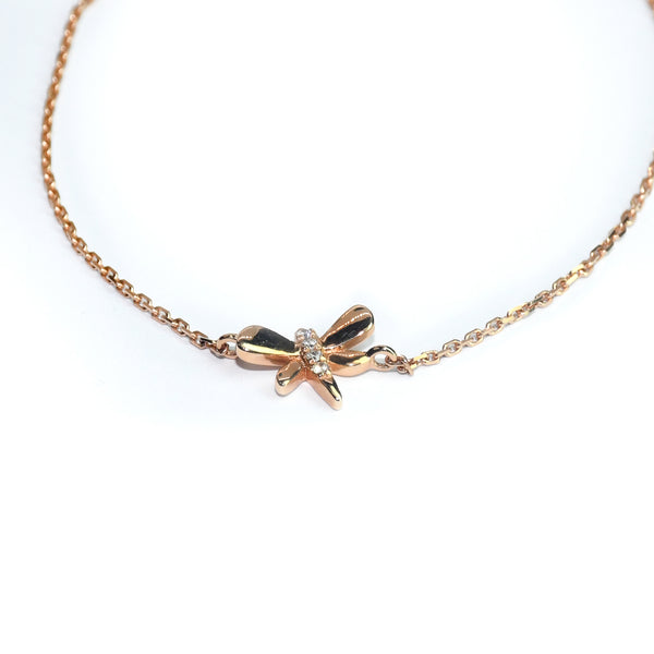Rose Gold Bow Bracelet