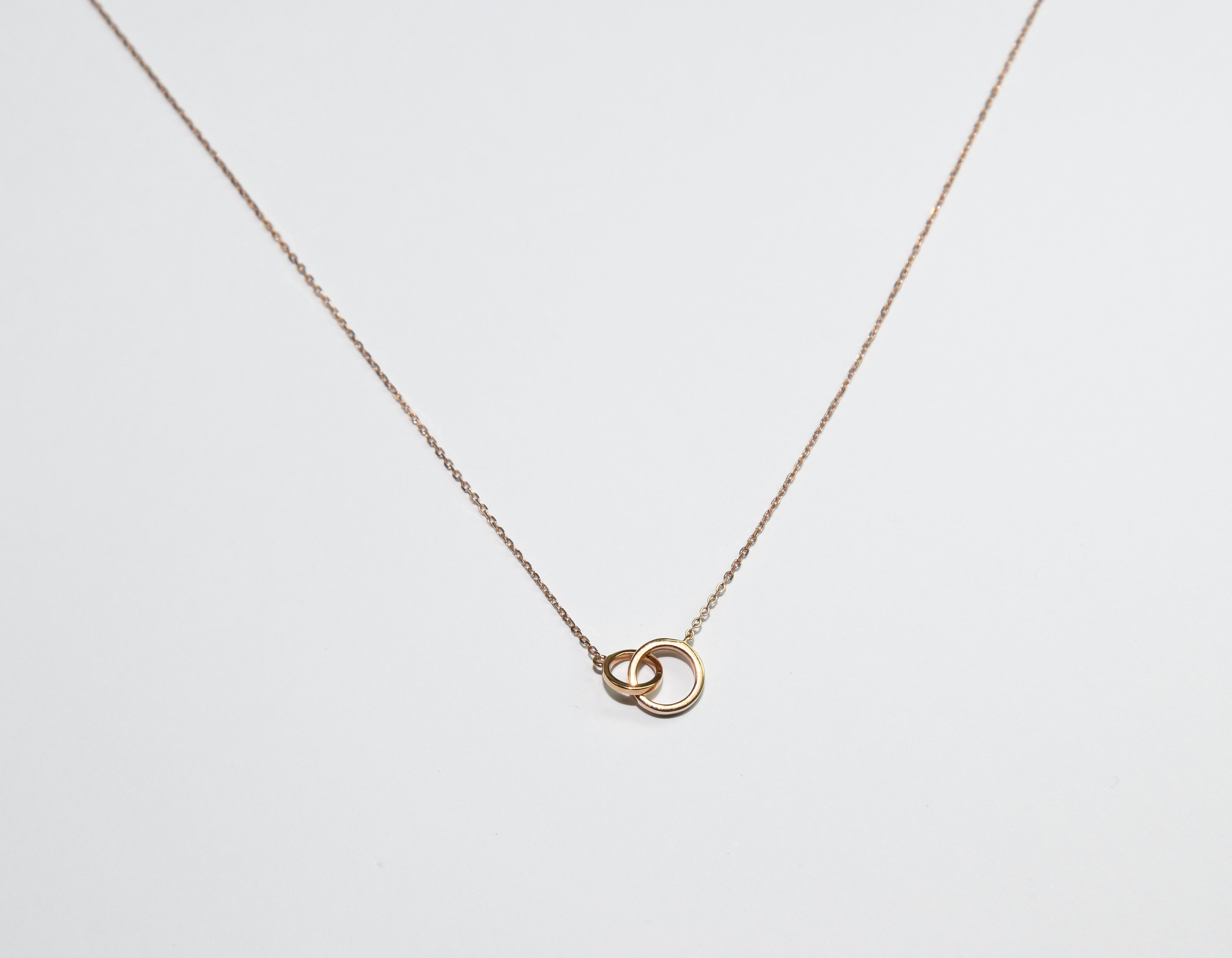 Locked Hoops Necklace