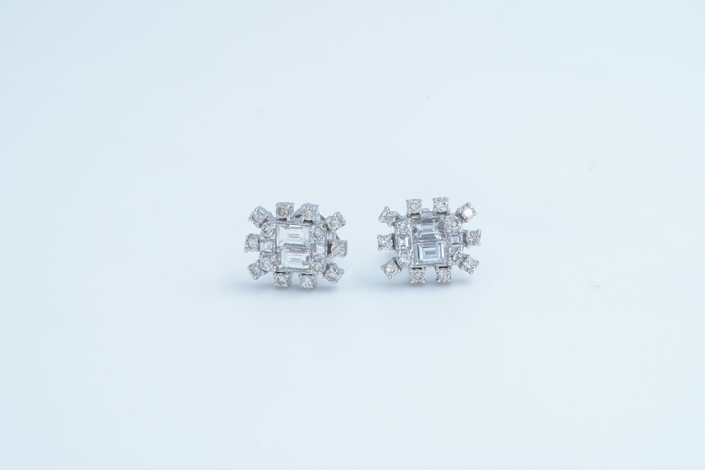 Diamond Sun Earrings