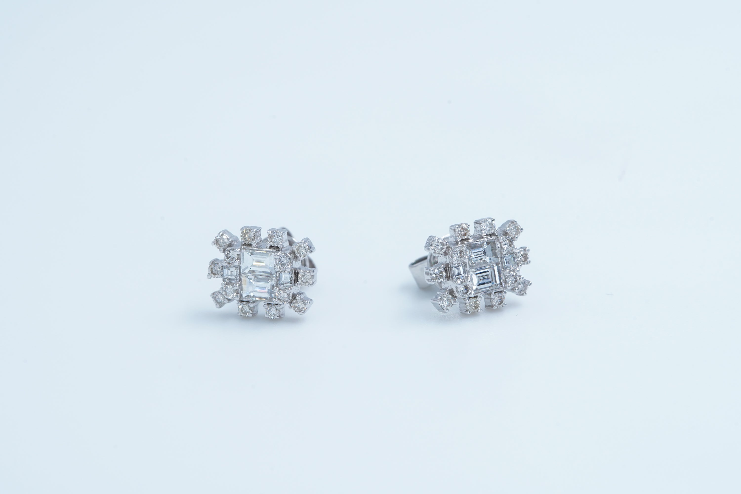Diamond Sun Earrings