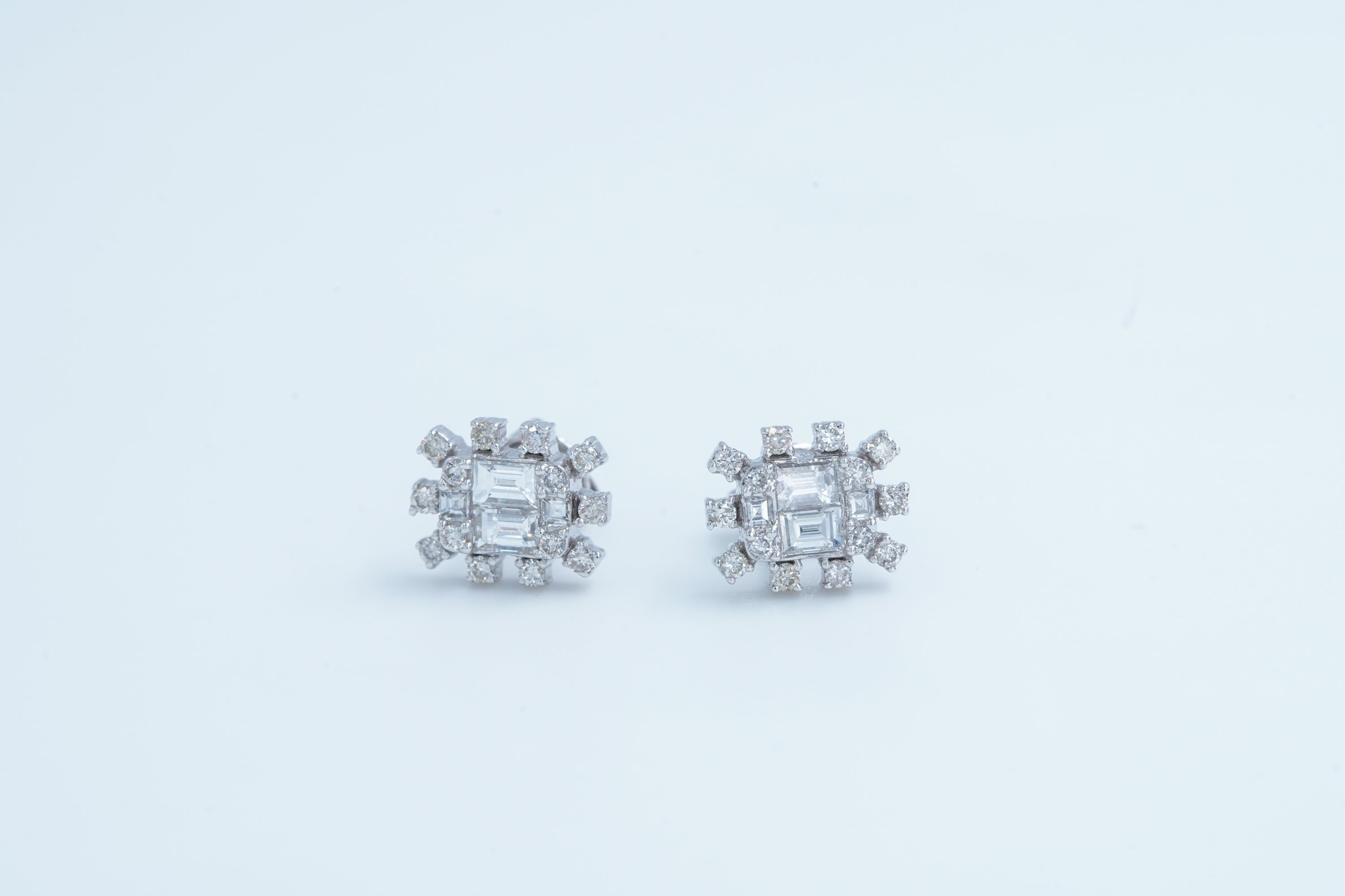 Diamond Sun Earrings