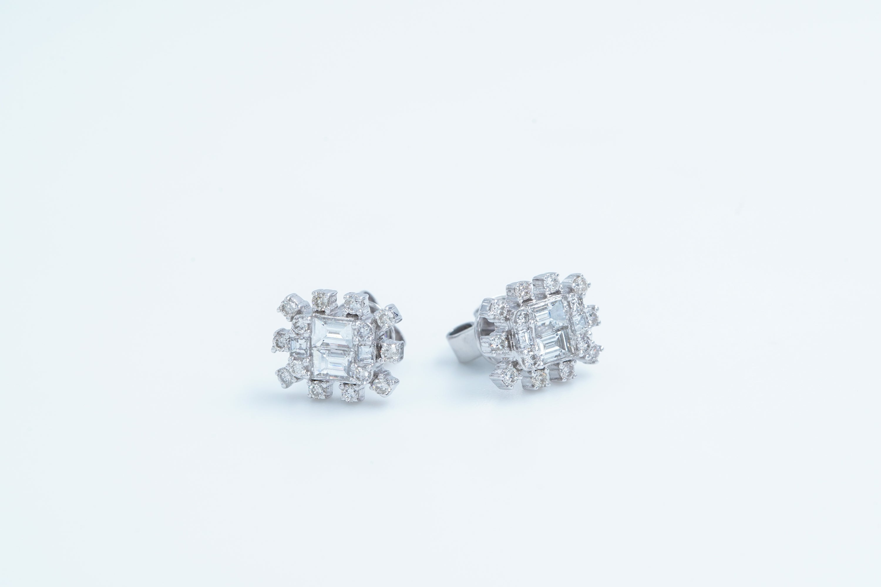 Diamond Sun Earrings