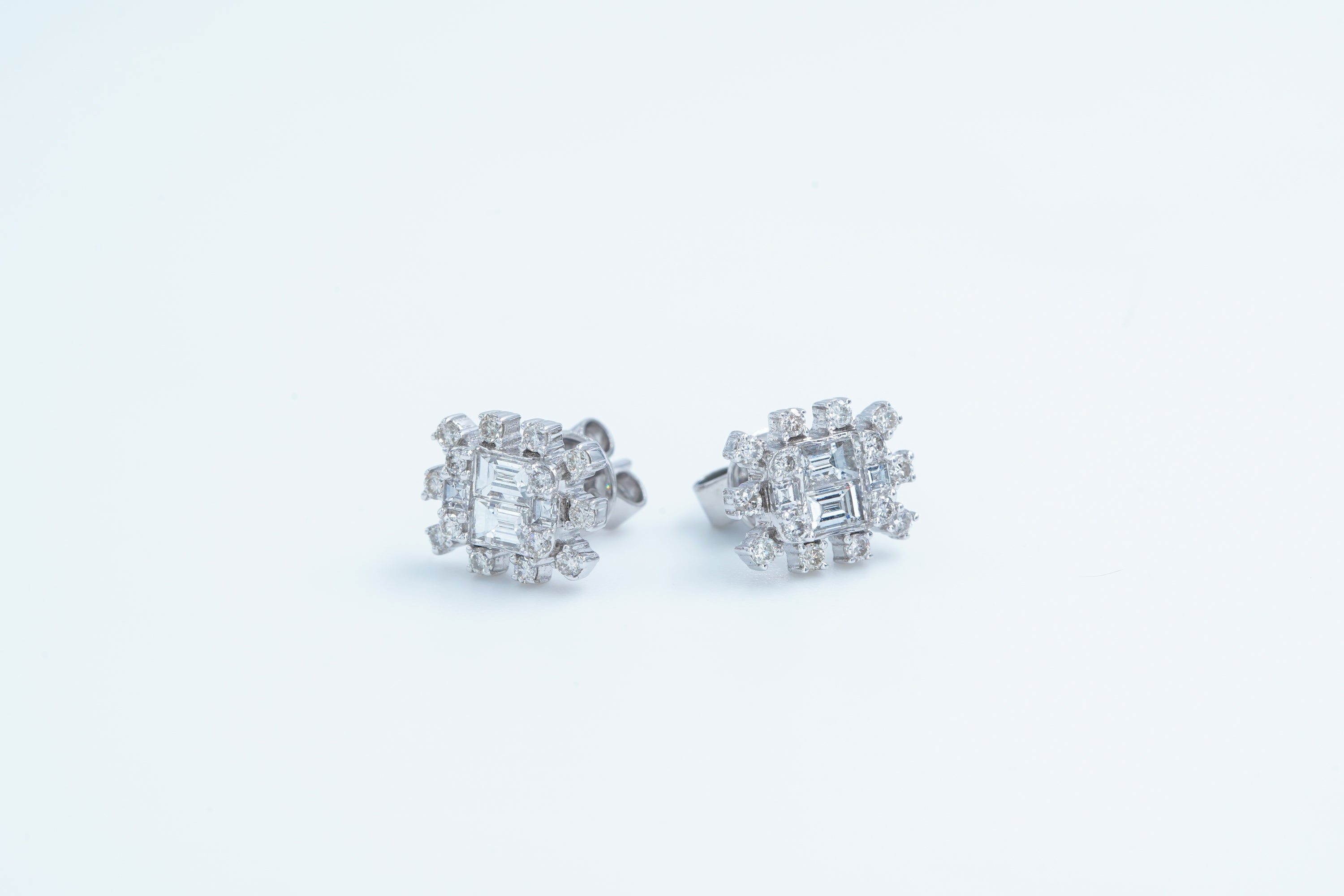 Diamond Sun Earrings