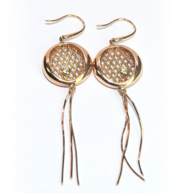 Drop Net Earrings