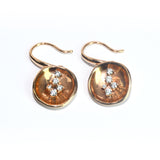 Gold Rock Earrings