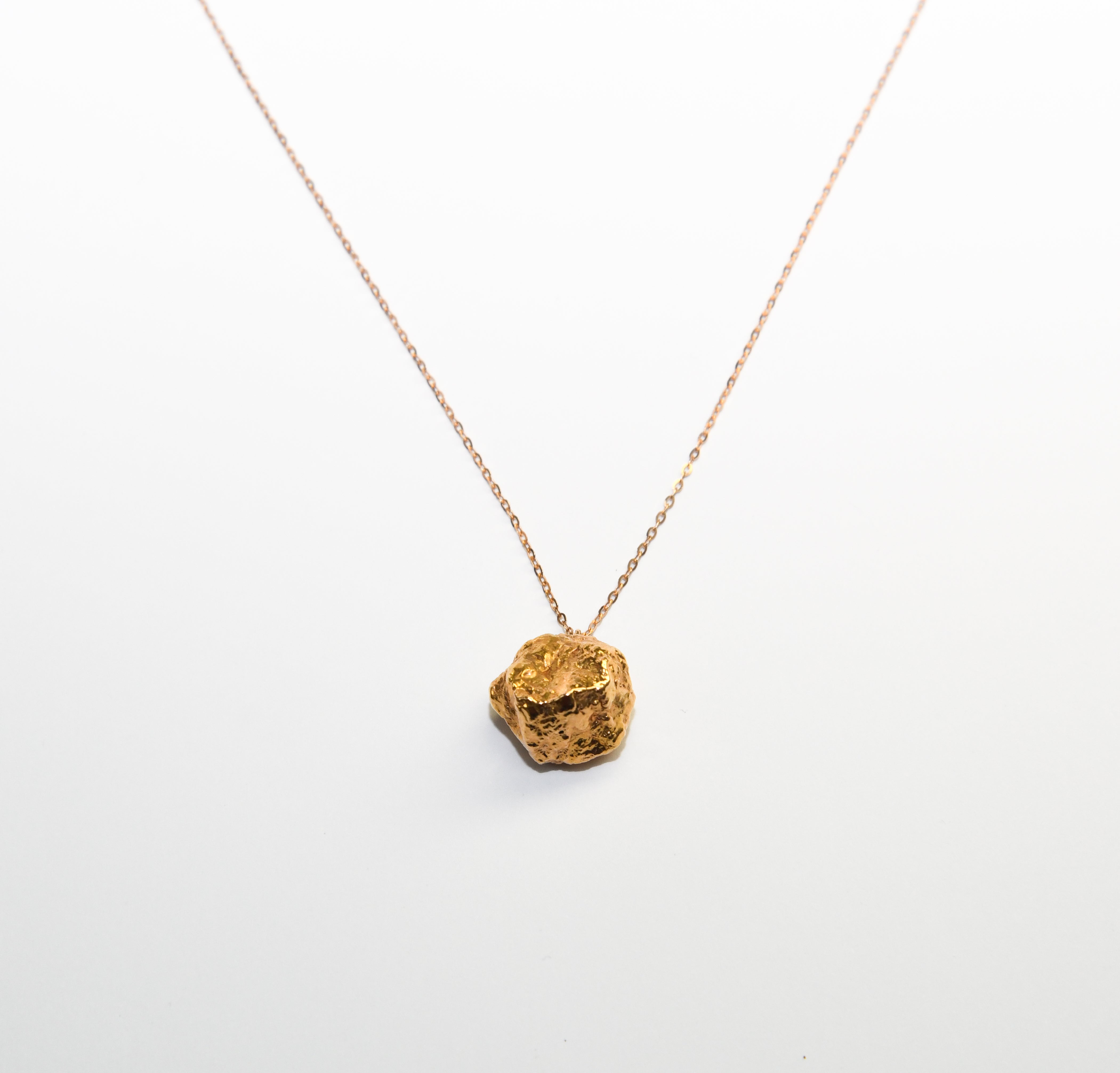 Gold Rock Necklace
