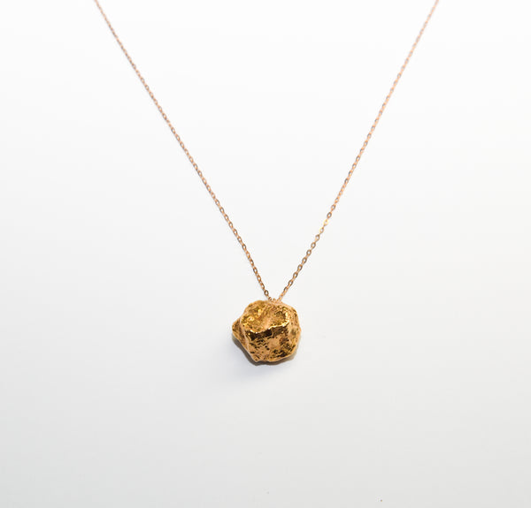 Gold Rock Necklace