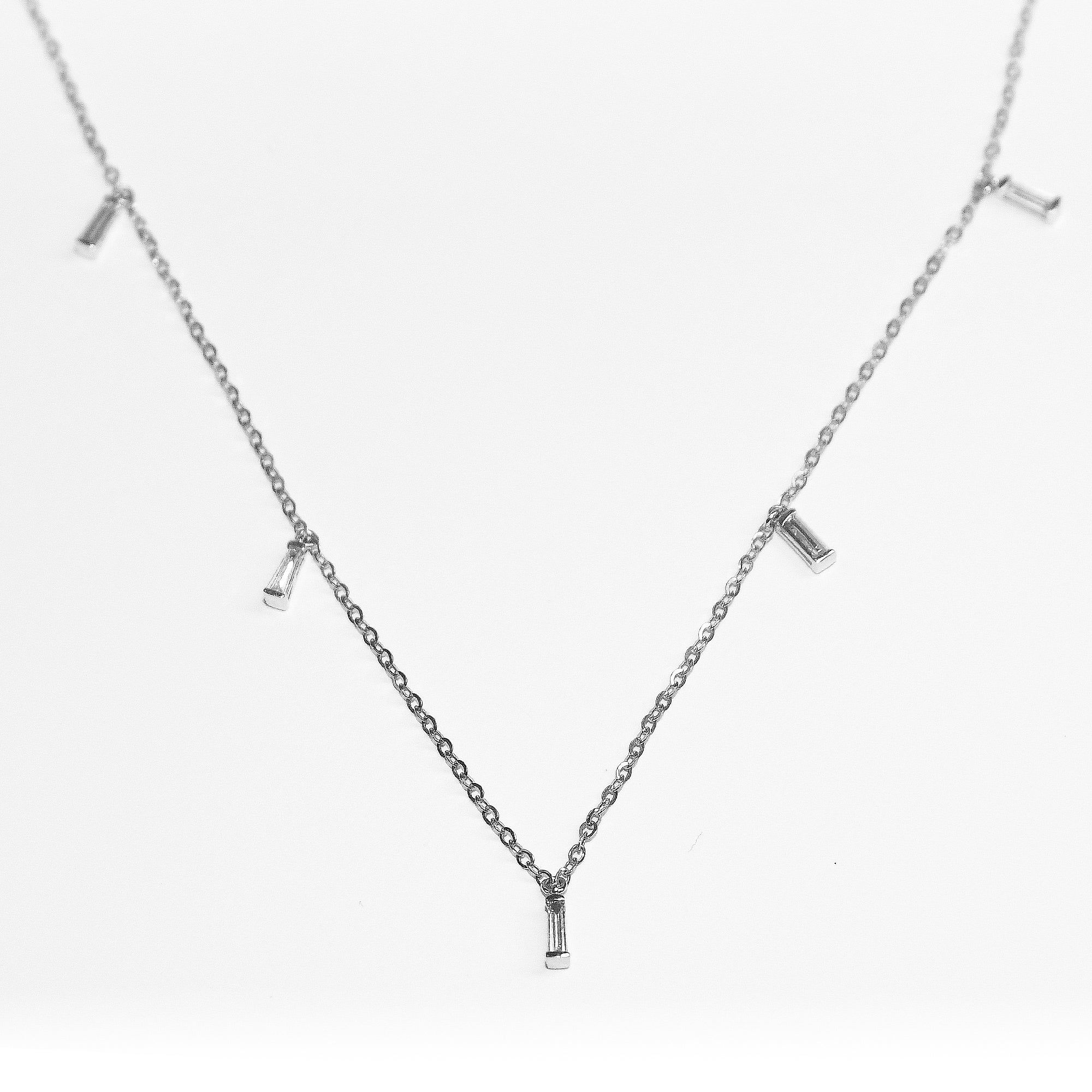 Diamond Tinsel Necklace