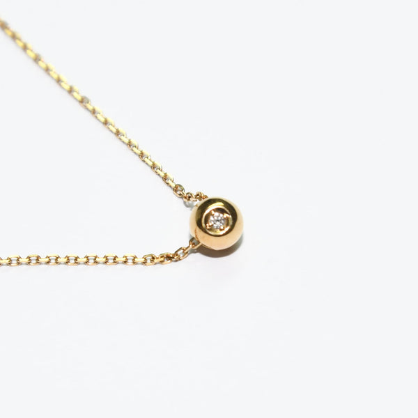 Gold Ball Necklace