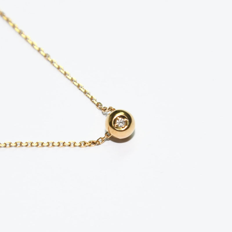 Gold Ball Necklace